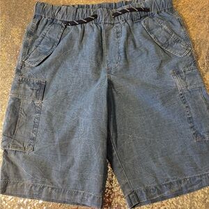 Polo Men's Blue Cargo Drawstring Shorts